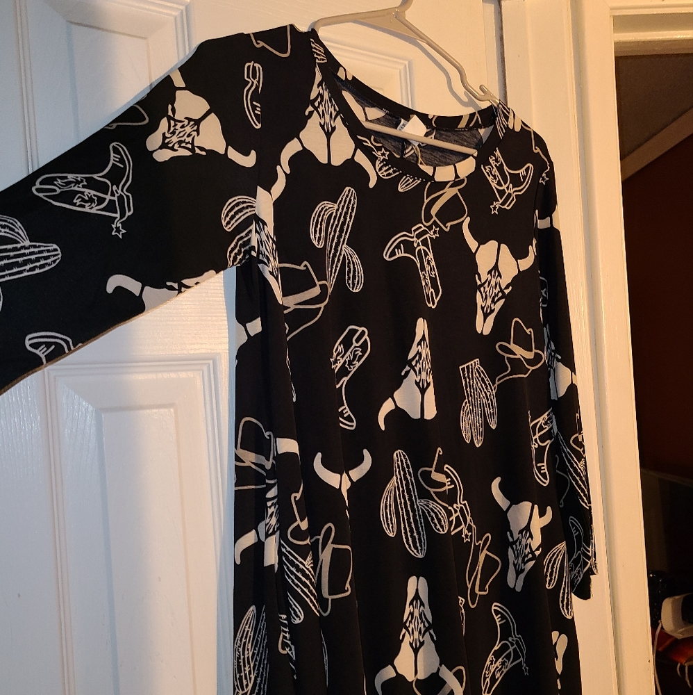 Dress and Blouse